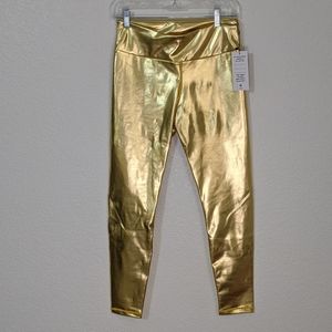 NWT GRRRL Galactic Gold Leggings